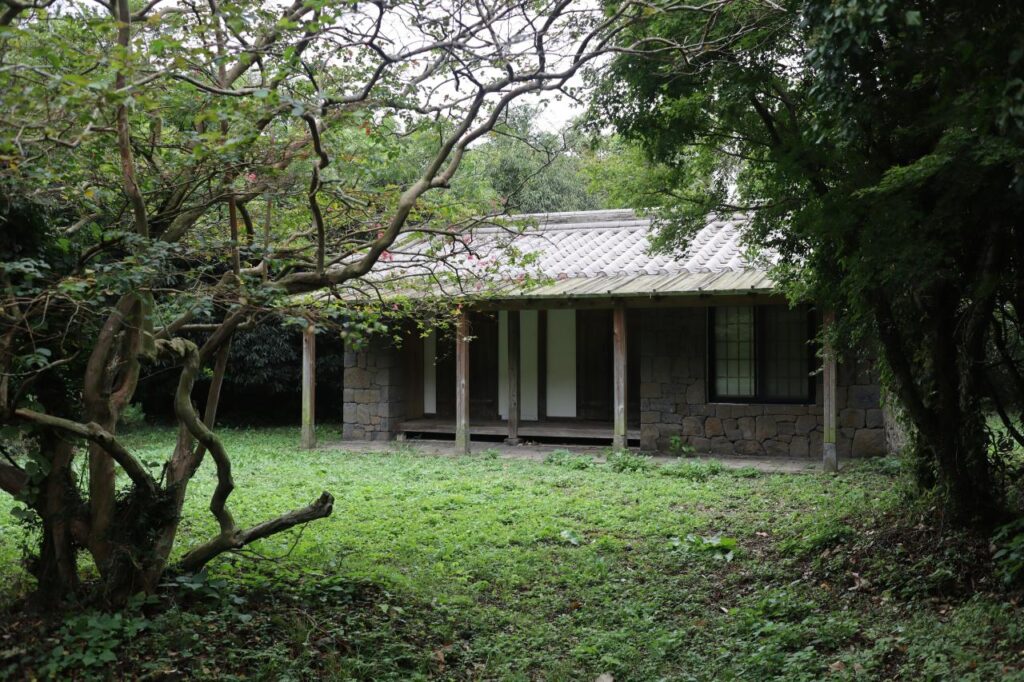 a small house in the woods