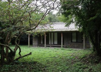 a small house in the woods