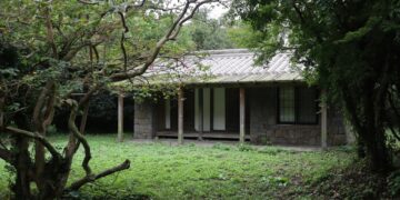 a small house in the woods